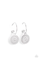 Mandala Maiden - Silver Earrings ❤️ Paparazzi