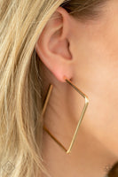 Material Girl Magic - Gold Earrings ~ Paparazzi Fashion Fix