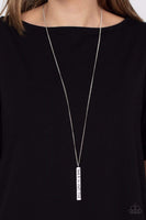 Matt 7:7 - Silver Necklace ❤️ Paparazzi