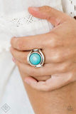 Mojave Native - Blue Ring ~ Paparazzi Fashion Fix