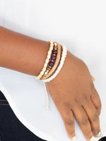 Natural-Born Navigator - Purple Bracelet ~ Paparazzi Fashion Fix