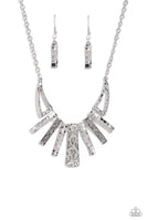 Paisley Pastime - Silver Necklace ❤️ Paparazzi