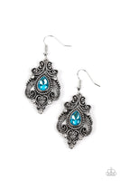 Palace Perfection - Blue Earrings ❤️ Paparazzi