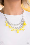 Brazilian Bay - Yellow Necklace ~ Paparazzi Fashion Fix