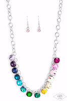 Rainbow Resplendence - Multi Necklace ❤️ Paprazzi