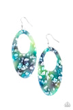 Rainbow Springs - Multi Earrings ~ Paparazzi Acrylic