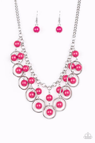 Really Rococo - Pink Necklace ❤️ Paparazzi