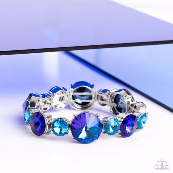 Refreshing Radiance - Blue Bracelet ❤️ Paparazzi