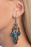 Regal Renovation - Blue Earrings ❤️ Paparazzi