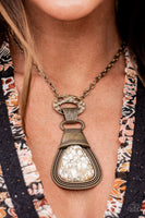Rodeo Royale - Brass Necklace ~ Paparazzi Fashion Fix