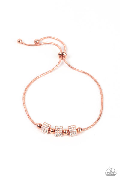 Roll Out the Radiance - Copper Bracelet ❤️ Paparazzi