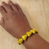 Shark Out Of Water - Yellow Bracelet ~ Paparazzi Fashion Fix