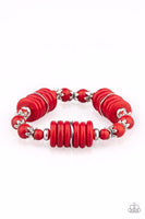 Sagebrush Serenade - Red Bracelet ❤️ Paparazzi