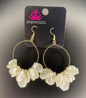 Sailboats And Seashells - Gold Earrings ~ Paparazzi Fashion Fix
