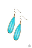 Santa Fe Skies - Gold Earrings ~ Paparazzi