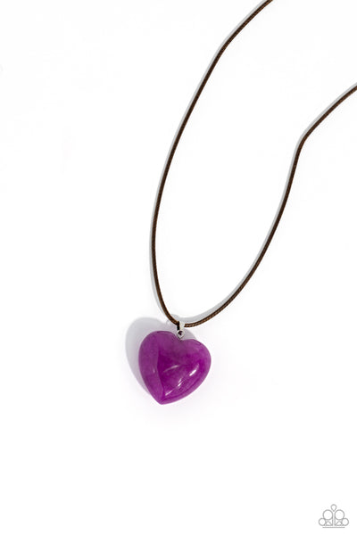 Serene Sweetheart - Purple Necklace ❤️ Paparazzi