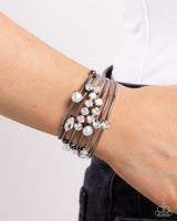 Showtime Sparkle - Black Bracelet  ❤️ Paparazzi