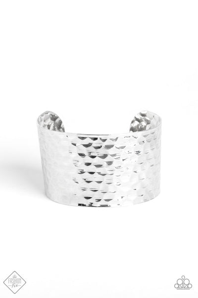 Simmering Shimmer - Silver Bracelet ~ Paparazzi