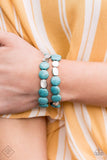 Simply Sedimentary - Blue Bracelet ❤️ Paparazzi