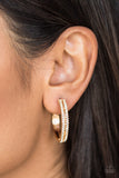 Slay Your Way - Gold Hoop Earrings ~ Paparazzi