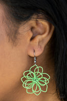 Springtime Serenity - Green Earrings ~ Paparazzi