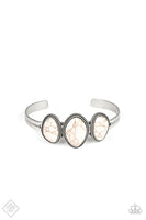 Stone Shrine - White Bracelet ~ Paparazzi