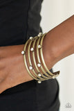 Sugarlicious Sparkle - Brass Bracelet ~ Paparazzi Bracelets