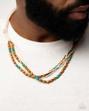 Summer Odyssey - Blue Necklace ❤️ Paparazzi