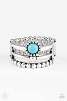 Summer Retreat - Blue Ring ~ Paparazzi Fashion Fix