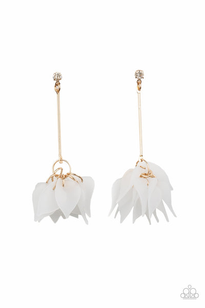 Suspended In Time - Gold Earrings ~ Paparazzi
