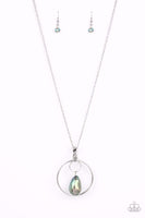 Swinging Shimmer - Green Necklace ❤️ Paparazzi