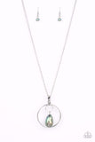 Swinging Shimmer - Green Necklace ❤️ Paparazzi
