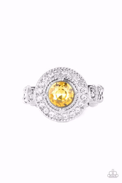 Targeted Timelessness - Yellow Ring ❤️ Paparazzi