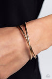 Teasing Twist - Gold Bracelet ❤️ Paparazzi