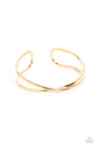 Teasing Twist - Gold Bracelet ❤️ Paparazzi