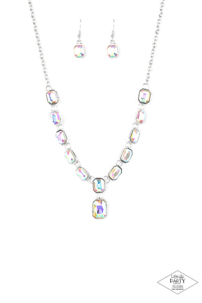 The Right To Remain Sparkly - Multi Necklace ~ Paparazzi Life Of Party