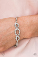 Timelessly Metropolitan - White Bracelet Paparazzi Fashion Fix