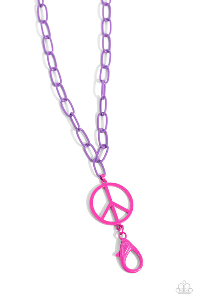 Tranquil Unity - Purple Necklace ❤️ Paparazzi