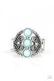 Triple Whammy - Blue Ring ~ Paparazzi Rings