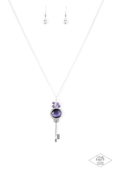 Unlock Every Door - Purple Necklace ~ Paparazzi