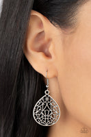 Valley Estate - Silver Earrings ❤️ Paparazzi
