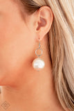 Wall Street Welcome Party - White Earrings ~ Paparazzi Fashion Fix