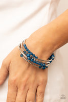 Whimsically Whirly - Blue Bracelet ❤️ Paparazzi
