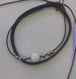 Balance - White Slip Knot Bracelet ~ Paparazzi Bracelets