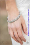 Ballroom Bauble - White Bracelet ~ Paparazzi Fashion Fix