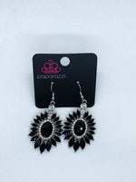 Big Time Twinkle - Black Earrings ~ Paparazzi Empower Me Pink