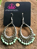 Casually Cancun - Green Earrings Paparazzi Fashion Fix