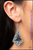 Cosmic Destination - Silver Earrings ❤️ Paparazzi