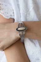 Desert Sage - White Cuff ~ Paparazzi