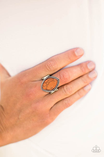 Desert Zen - Orange Ring ~ Paparazzi Fashion Fix